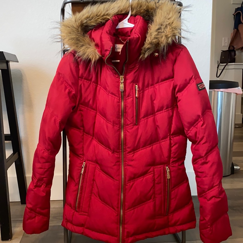 COPY - Calvin Klein faux fur winter coat